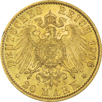 La Pièce de 20 Mark (Reichmark)  - 7,96 g - pièce...