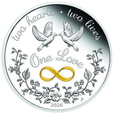 "One Love" 2026 - 1 Oz - Pièce d'argent