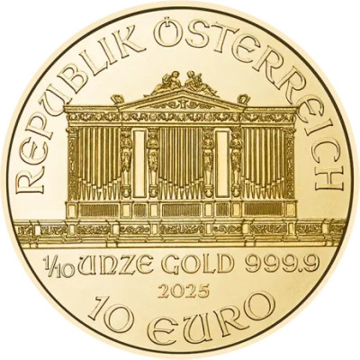 Wiener Philharmoniker (2026) - 1/10 oz - gouden beleggingsmunt