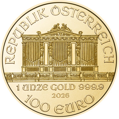 Wiener Philharmoniker (2026) – 1 oz – gouden beleggingsmunt