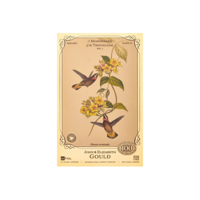 La collection John et Elizabeth Gould - Colibris - Billets Doré
