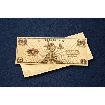 St. Gaudens' Liberty - 24-karaats gouden biljet - elk jaar