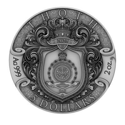 Thoth - 2 oz - zilveren verzamelmunt