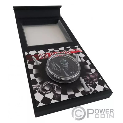 Dark Checkmate (2021) - 3 oz - zilveren proof-verzamelmunt