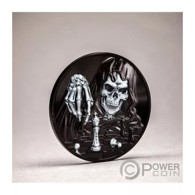 Dark Checkmate (2021) - 3 oz - zilveren proof-verzamelmunt